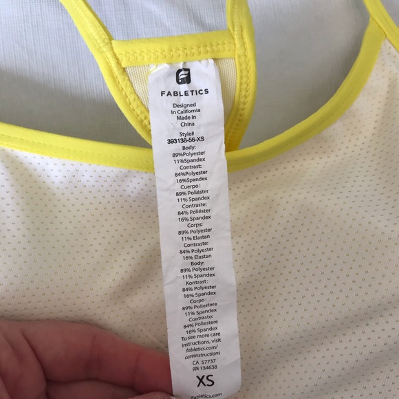 Fabletics Norwalk Tank Top Built In Sports Bra - Picture 7 of 11